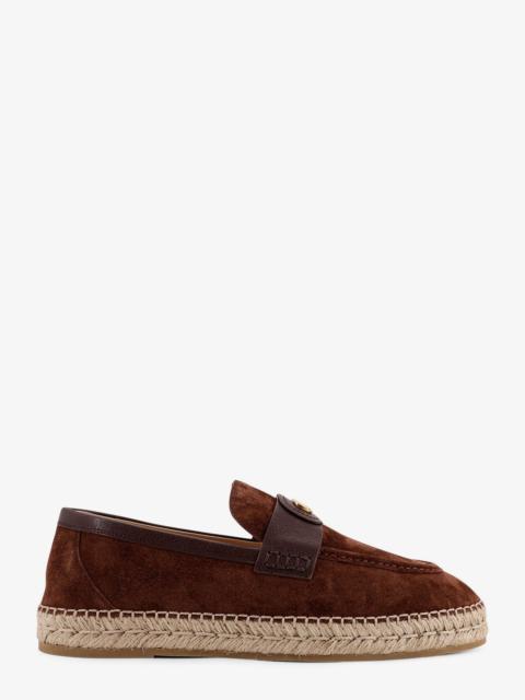 Valentino Valentino Garavani Men Suede Espadrilles With Vlogo Signature