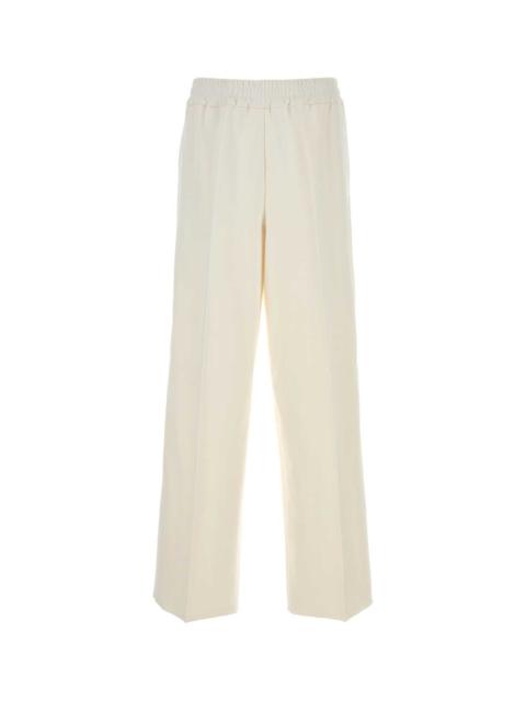 Jil Sander Jil Sander Men White Stretch Jersey Pant