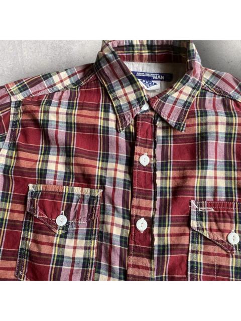Junya Watanabe MAN 2005 Junya Watanabe Post O’Alls Plaid Shirt