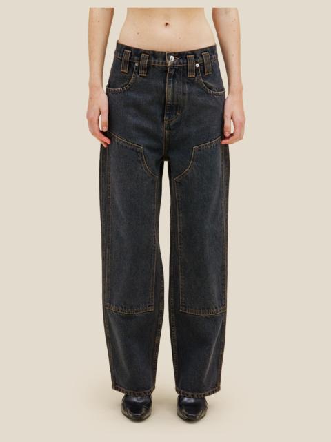 ECKHAUS LATTA DOUBLE KNEE BAGGY JEAN