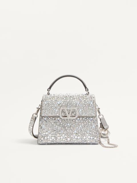 Valentino MINI VSLING HANDBAG WITH SPARKLING EMBROIDERY