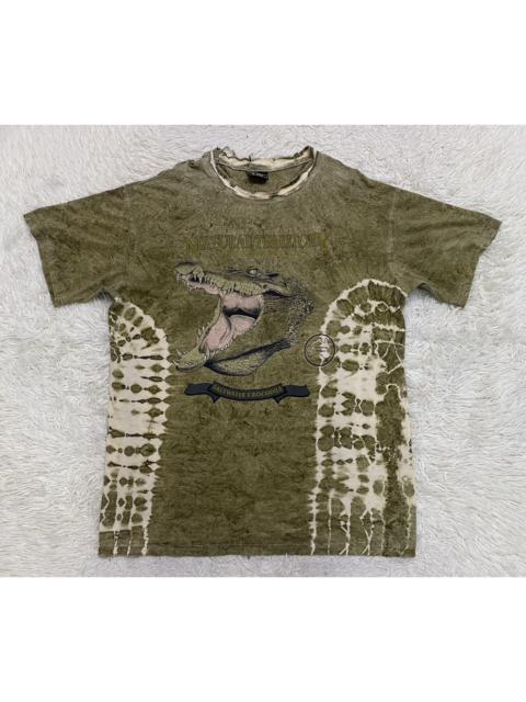 Other Designers Vintage - Distressed Collar Natural Territory Australia Tshirt Rare