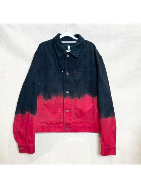 Louis Vuitton LOUIS VUITTON FW23 Gradient Casual Long-Sleeve Denim Jacket