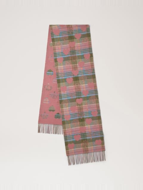Mulberry Heritage Check & Heart Scarf
Moss & Pink Scrumpy Merino Wool