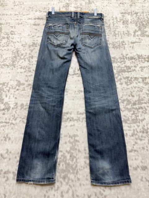 Diesel Diesel Safado Straight Fit Distressed Whiskered Denim Jeans