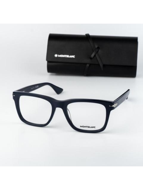 Montblanc Montblanc Men Eyeglasses Blue Square MB0266O 007 NEW AUTHENTIC