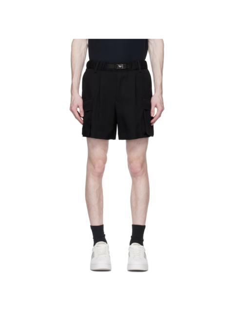EMPORIO ARMANI Black Press-Release Shorts