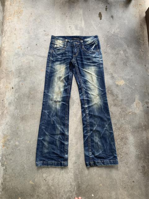 Other Designers Vintage - JapaneseBrand Lolitas distressed Flared Bootcut Jeans Pant