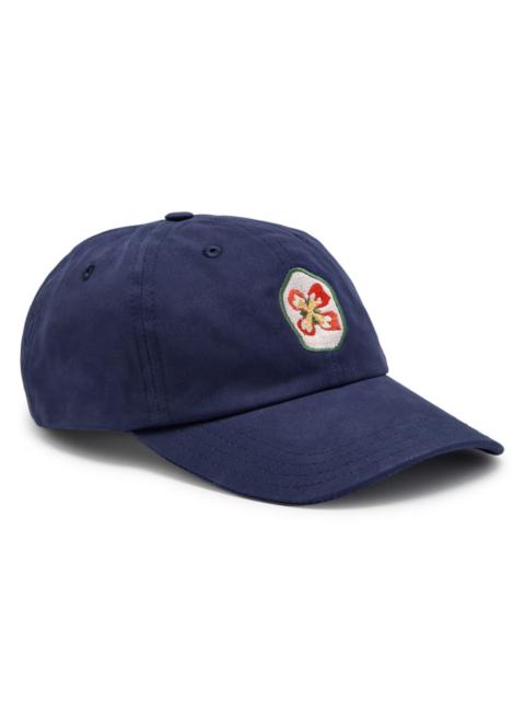 Drake's Drake's Petal Flower Appliquéd Cotton cap