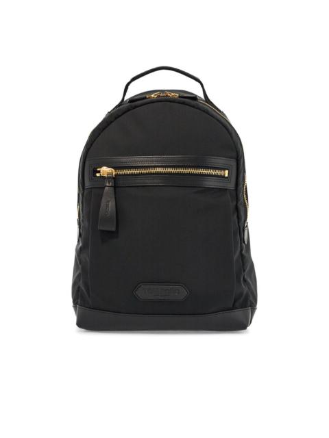 TOM FORD Tom Ford Logo-Patch Zipped Backpack