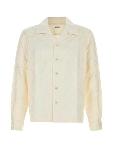 Bode Men Cream Jacquard Football Shirt