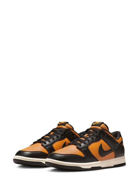 Nike Nike Dunk Low Retro Basketball Sneaker in Desert Ochre/Black at Nordstrom