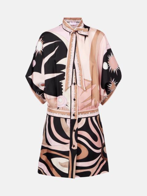PUCCI Stella silk twill minidress