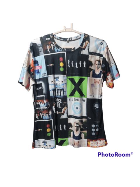 Other Designers Band Tees - T-Shirt Overprint Many of Rock Band Backhit