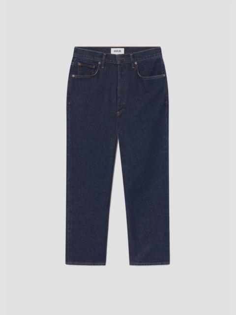 AGOLDE RILEY HIGH RISE STRAIGHT CROP (STRETCH) IN REISSUE