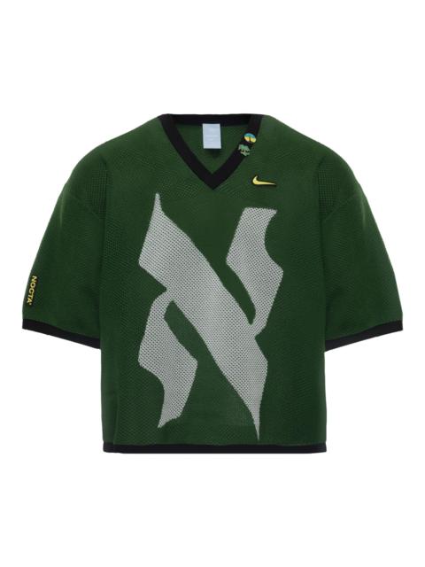 Nike Nike x NOCTA Vybz Green Knit Short Sleeve 'Forest Green'