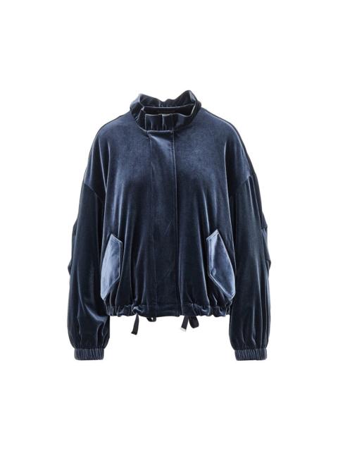 EMPORIO ARMANI Emporio Armani Chenille Blouson Jacket Blue Men