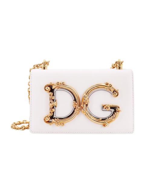 Dolce & Gabbana Shoulder Bag With Logo Plaque