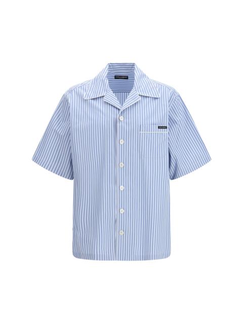 Dolce & Gabbana Dolce & Gabbana Striped Poplin Hawaii Shirt Rigato