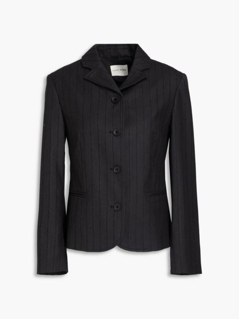 Loulou de Saison Furo pinstriped wool-twill blazer