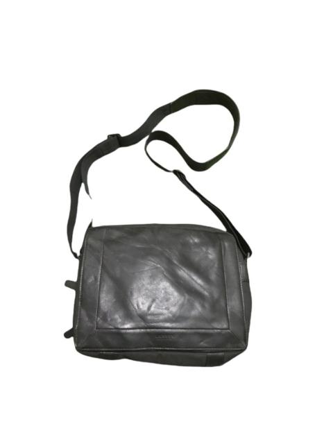 Lanvin Vintage Lanvin Mixed Leather Slingbag