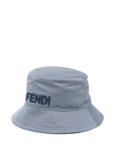 FENDI Fendi Logo-embroidered Bucket Hat
