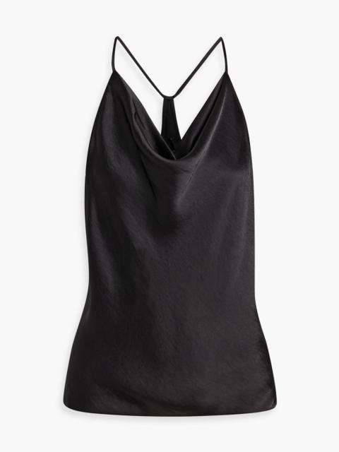 Theory Draped satin camisole