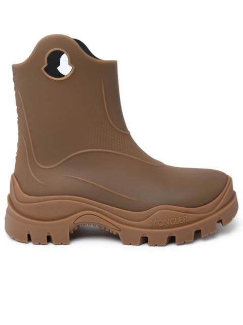 Moncler Woman Moncler 'Misty' Black Pvc Rain Boots