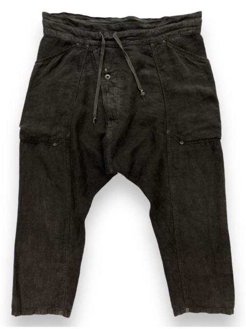 Private Brand AG Asymmetric Drop Crotch Drawstring Easy Pant