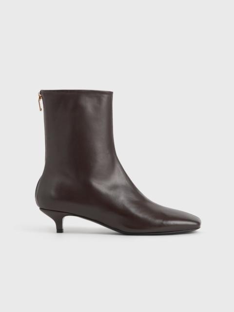 TOTEME Day nappa ankle boots brown