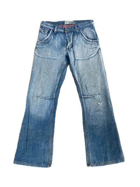 Other Designers TOPMAN BLAGGER FLARE DENIM, DISTRESS DENIM IS DEAD