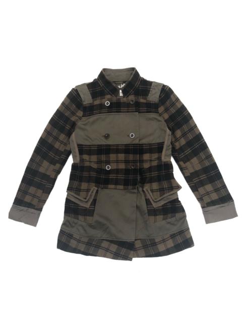 Other Designers Marithe + Francois Girbaud - ❄️MFG BROWN PLAIDS PATCHWORK JACKET