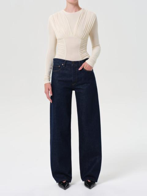 AGOLDE ARC JEAN 32" IN RINSE