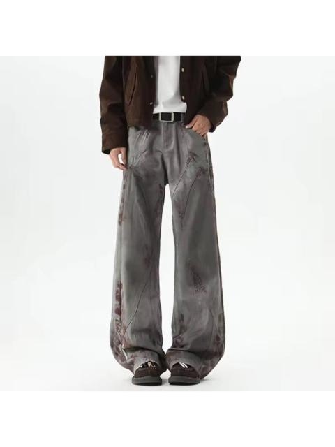 Other Designers Jean - Archive Style Washed Gray Flared Denim Trousers