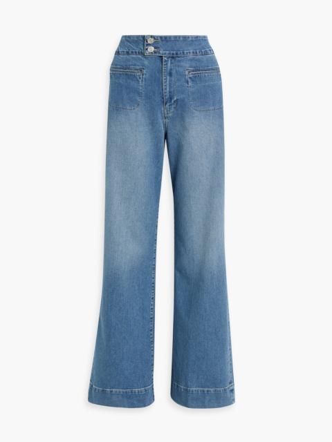 FRAME Le Hardy high-rise wide-leg jeans