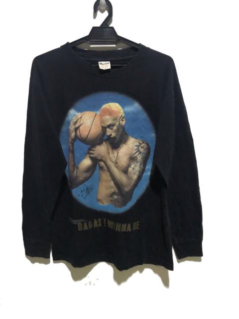 Other Designers Jordan Brand - LONG SLEEVE T-SHIRT DENNIS RODMAN CHICAGO BULLS STARS