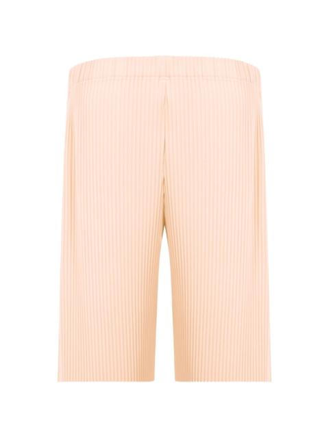 ISSEY MIYAKE Homme Plisse' Issey Miyake Men Pleated Bermuda Shorts