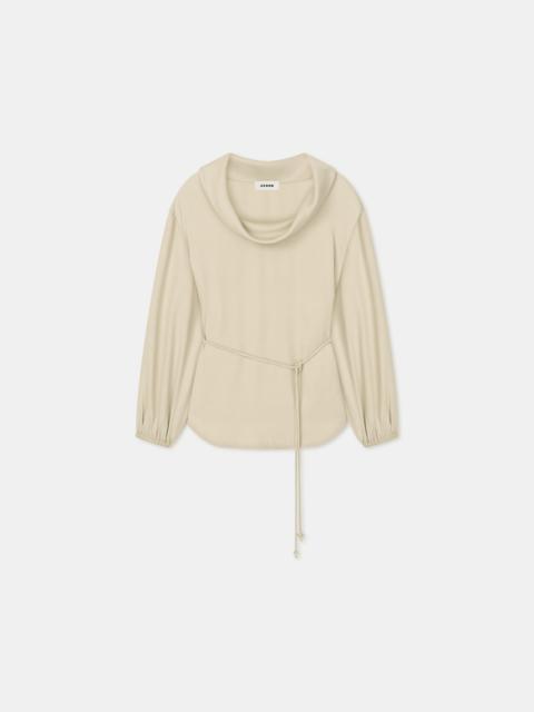 AERON SORAYA
Tie detail satin top