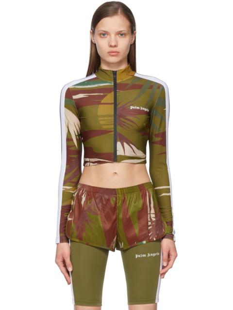 Palm Angels Green Polyester Sport Top