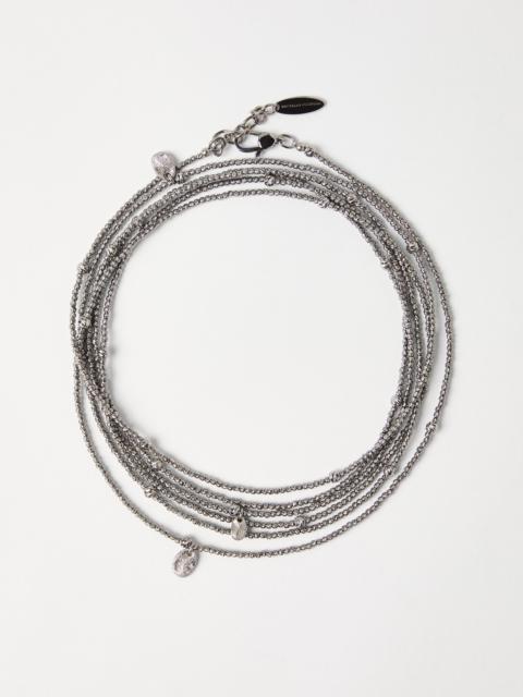 Brunello Cucinelli Sterling silver wrap bracelet