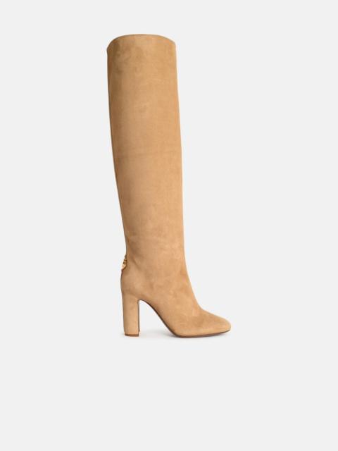 Dolce & Gabbana BEIGE SUEDE BOOTS
