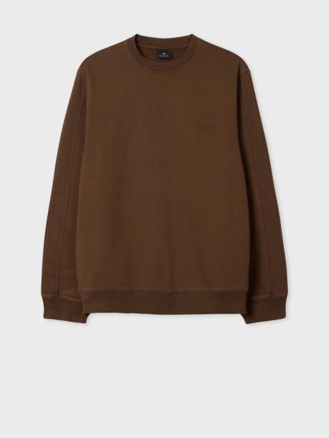 Paul Smith Brown 'Happy' Cotton Sweatshirt