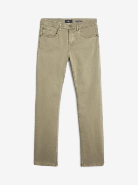 7 For All Mankind Comfort Sateen The Straight in Olive