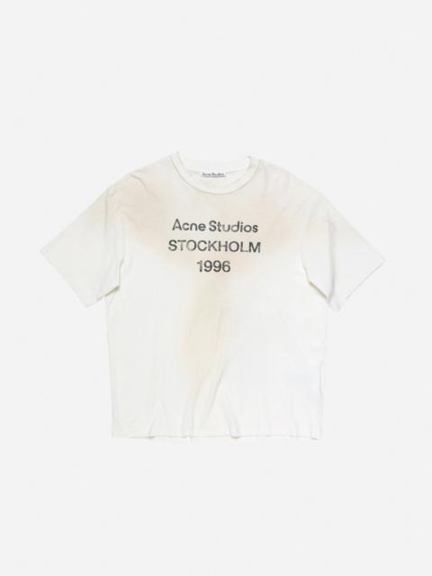 Acne Studios Logo t-shirt - Relaxed fit - Dusty white