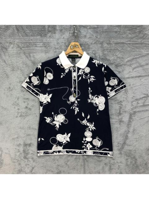 Other Designers Japanese Brand - Jean Michel USA Classic Watch All Over Print Polo #4595-160