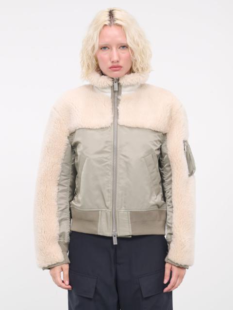 sacai Faux Shearling Blouson