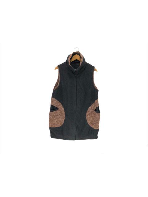 Other Designers Vintage Unbrand Fleece Zipper Jacket Vest