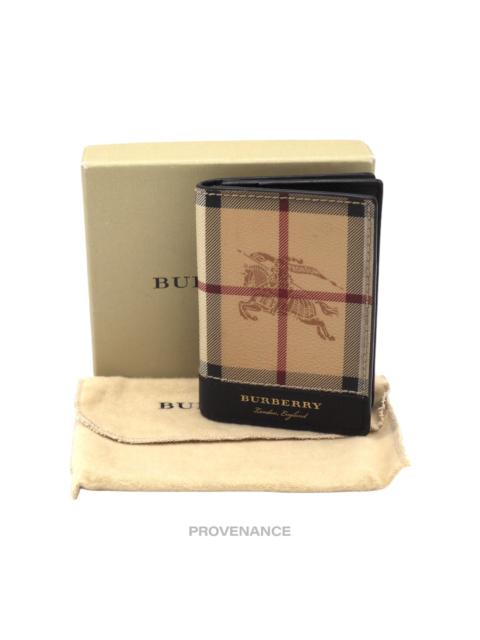 Burberry Burberry Pocket Organizer Wallet - Nova Check Black
