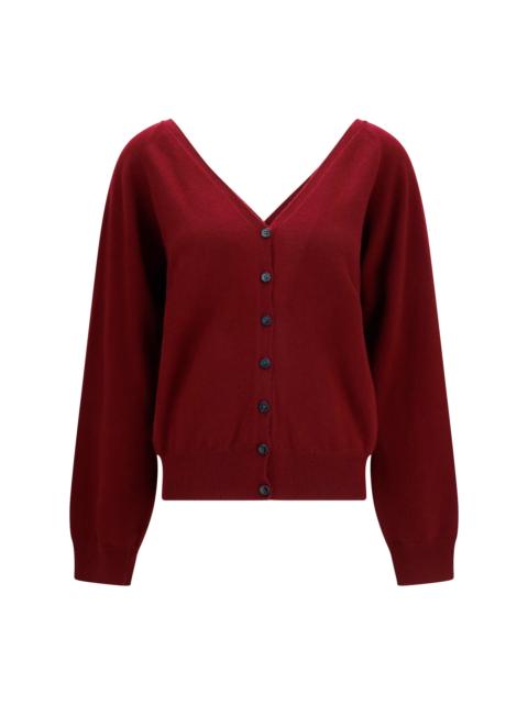 LISA YANG Lisa Yang Jiani Cashmere Cardigan Deep Plum