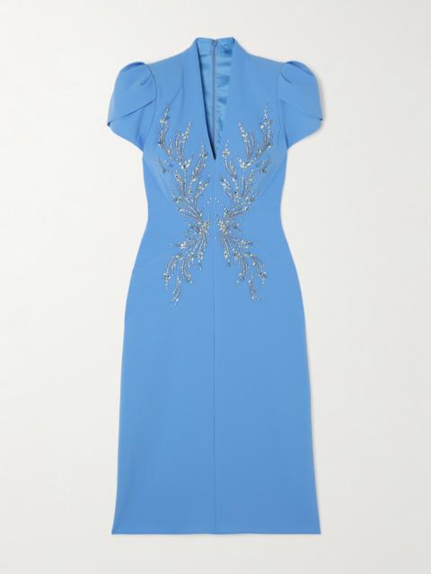 JENNY PACKHAM Firefly Crystal-embellished Crepe Gown